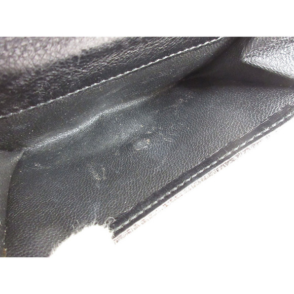 Gucci GG Double Hook Wallet Compact Black Canvas Leather - Picture 5 of 8